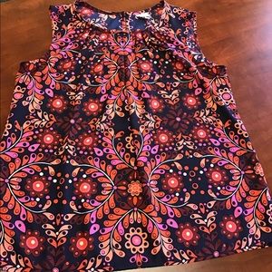 Merona multicolor beautiful sleeveless blouse